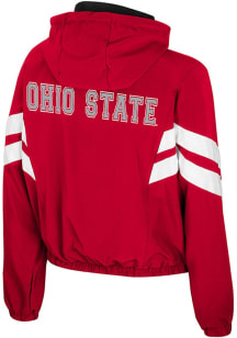 Colosseum Ohio State Buckeyes Womens Red Levitation Light Weight Jacket