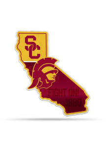 USC Trojans State Shape Sport Shape Pennant - Red