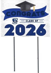 Creighton Bluejays KH Sports Fan Class of 2026 Yard Sign - Blue