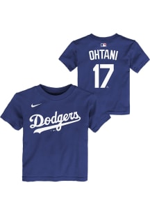 Shohei Ohtani Los Angeles Dodgers Toddler Blue Home NN Short Sleeve Player T Shirt