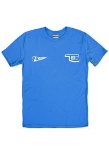 Oklahoma Blue Pennant Short Sleeve Fashion T Shirt