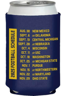 Michigan Wolverines Team 2025 Schedule Coolie - Navy Blue