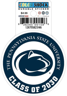 Penn State Nittany Lions Class of 2030 Durable Stickers - Navy Blue