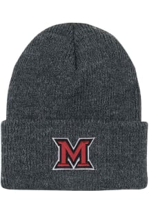 LogoFit Miami RedHawks Dark Grey North Pole Youth Knit Hat
