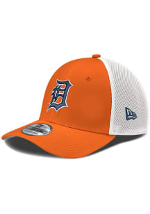 New Era Detroit Tigers Mens Orange 2T NEO 39THIRTY Flex Hat