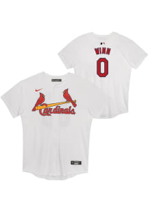 Masyn Winn  St Louis Cardinals Boys White Home Game Baseball Jersey