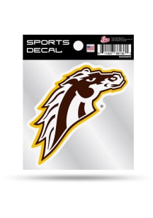 Western Michigan Broncos 4x4 Auto Decal - Brown
