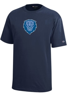 Champion Columbia College Cougars Youth Navy Blue Mascot Core Short Sleeve T-Shirt