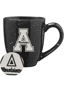 Appalachian State Mountaineers 16oz Speckled Ceramic Mug - Navy Blue