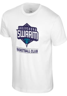 Greensboro Swarm White Vintage Feel Short Sleeve T Shirt