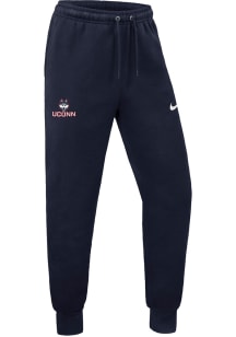 Nike UConn Huskies Mens Navy Blue Mascot Team Name Sweatpants
