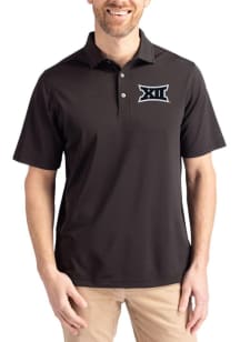 Cutter and Buck Big 12 Black Virtue Eco Pique Big and Tall Polo