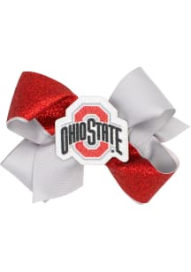 Ohio State Buckeyes Medium 2-Tone Kids Hair Barrette