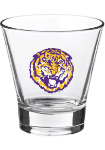 LSU Tigers 10oz Vault Slant Rock Glass - White