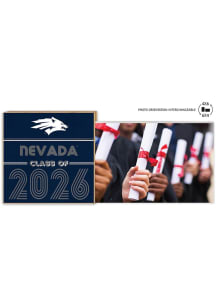 Nevada Wolf Pack Class of 2026 Floating Picture Frame - Navy Blue