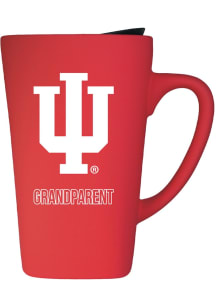 Indiana Hoosiers 16oz Grandparent Soft Touch Ceramic Mug - Crimson