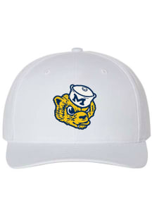 Michigan Wolverines Dad Hat Adjustable Hat - White