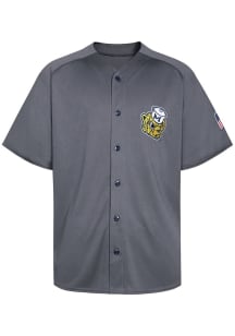 Michigan Wolverines Mens Grey Replica Baseball Jersey