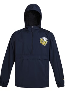Michigan Wolverines Mens Blue Packable Light Weight Jacket