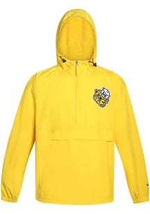 Michigan Wolverines Mens Yellow Packable Light Weight Jacket