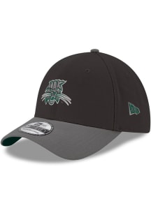 New Era Ohio Bobcats Mens Black Black Graphite Color Pop GCP 39THIRTY Flex Hat