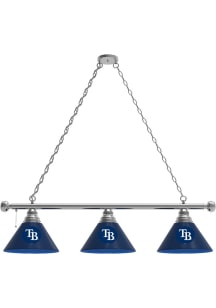 Tampa Bay Rays 3 Shade Silver Billiard Lamp