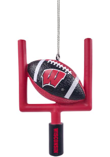 Wisconsin Badgers Goal Post Ornament - Red