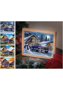 Washington Huskies team logo Table Lamp