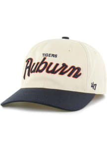 47 Auburn Tigers Mens Natural Crosstown Two Tone Franchise LS Fitted Hat