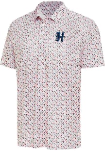 Antigua Houston Texans Mens White H Town Hero Short Sleeve Polo