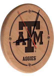 Texas A&M Aggies Laser Engraved Wall Clock
