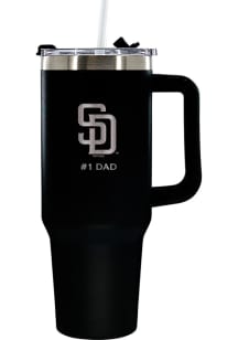 The Memory Company San Diego Padres Dad 40oz Stainless Steel Tumbler - Black
