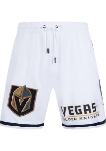 Pro Standard Vegas Golden Knights Mens White Classic Chenille Shorts