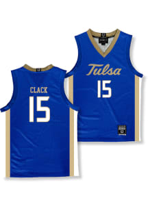 Jade Clack  Campus Ink Tulsa Golden Hurricane Royal Blue NIL Jersey
