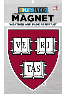 Harvard Crimson 6in Main Mark Magnet