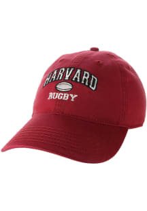 Legacy Harvard Crimson Rugby EZA Twill Adjustable Hat - Crimson