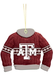 Texas A&M Aggies Ugly Sweater Ornament - Red