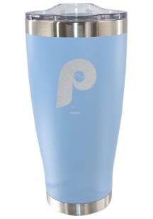 The Memory Company Philadelphia Phillies Laser Etched Graphics Stainless Steel Tumbler - Blue