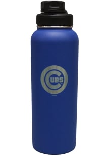 Chicago Cubs 44oz SS Laser Etched Logo Hydro Bottle Stainless Steel Bottle - Blue