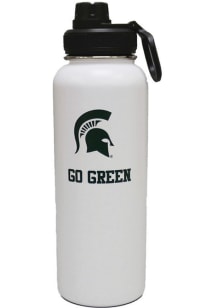 Michigan State Spartans 44oz SS Laser Etched Logo Hydro Bottle Stainless Steel Bottle - White