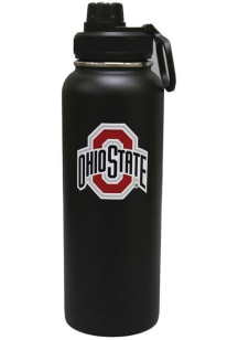 Ohio State Buckeyes 44oz Stainless Steel Color Logo Hydro Bottle Stainless Steel Bottle - Black