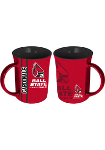 Ball State Cardinals 15oz Reflective Ceramic Mug - Red