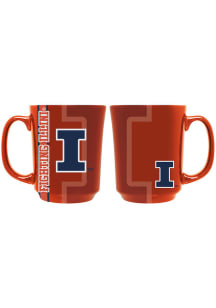 Illinois Fighting Illini 11oz Reflective Ceramic Mug - Orange