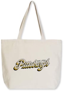 Pittsburgh Script Tote Reusable Bag