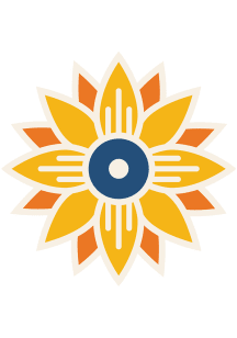 Wichita Sunflower Stickers - Yellow