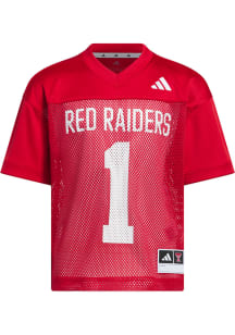 Adidas Texas Tech Red Raiders Youth Red Tailgate Football Jersey