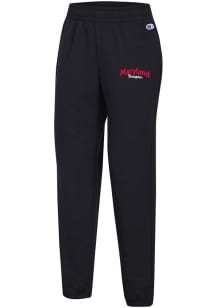 Champion Maryland Terrapins Womens Powerblend Black Sweatpants