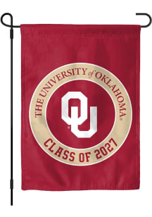 Oklahoma Sooners Class of 2027 Garden Flag - Crimson