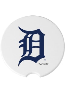 The Memory Company Detroit Tigers Ceramic 2 Pack Car Coaster - White