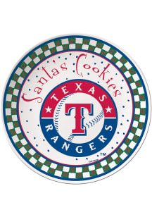 Texas Rangers Santas Cookie Plate Decor